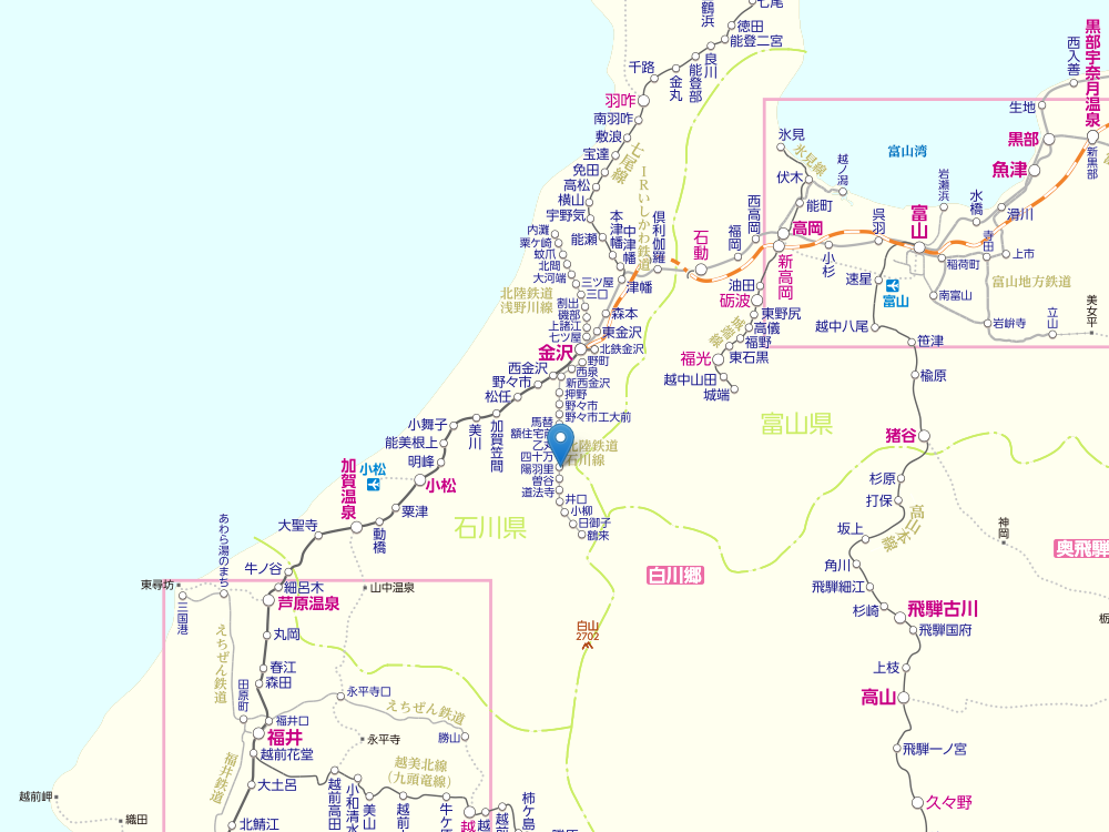 駅すぱあとの新しい路線図